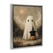 Stupell Industries Ghost with Black Kitten Floating Frame, design by Arlington Prints